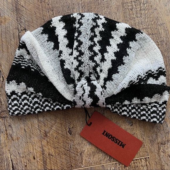 MISSONI classic print hat TURBAN - Picture 2 of 4